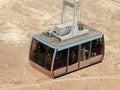 Cable car going to famous Masada Dead Sea Region