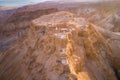 Masada National Park in the Dead Sea region of Israel Royalty Free Stock Photo