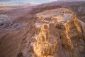 Masada National Park in the Dead Sea region of Israel Royalty Free Stock Photo