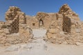 Masada ruins of an ancient fortress on the eastern edge of the Judean desert, Israel