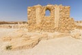 Masada ruins of an ancient fortress on the eastern edge of the Judean desert, Israel