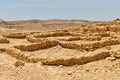 Masada ruins in southern Judean Desert in Israel