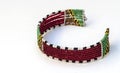 Masai bracelet colors Royalty Free Stock Photo