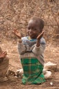 Masai child at school