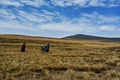 Masai guide hike in the mountains