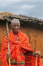 MASAI MARA, KENYA - September, 23: Young Masai man on September, 23, 2008 in in Masai Mara National Park, Kenya