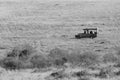 Safari jeep for Game drive at Masai Mara Royalty Free Stock Photo