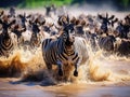 Masai Mara river crossing