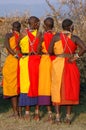 Masai Mara women ready to dance