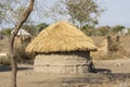 A Masai Mud Hut in Tanzania Royalty Free Stock Photo