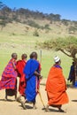 Masai people Royalty Free Stock Photo