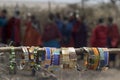 Masai tipycal souvenirs at a village Royalty Free Stock Photo