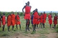 Masai Tribal Dance Royalty Free Stock Photo