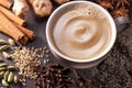 Chai Latte Tea Cup Royalty Free Stock Photo