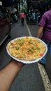 Masala papad at Mumbai street