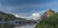 Masaryk lock chamber in Usti nad Labem city