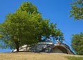 Masaryk\'s vista point in Jeleni prikop in Prague,Czech republic Royalty Free Stock Photo