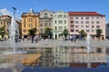 Masaryk Square, one of the main attractions of the city Ostrava. Named after the first President of the independent Czechoslovakia