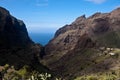 Masca Cliifs and canyon Tenerife Royalty Free Stock Photo