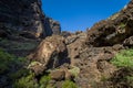 Masca trekking rocks, Tenerife Royalty Free Stock Photo