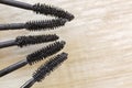 Mascara brushes, cosmetic to enhance eyelashes from different br