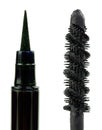 Mascara and eye pencil