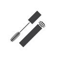 Mascara glyph icon Royalty Free Stock Photo