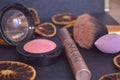 Make up collection mascara blush orange