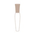 Mascara simple icon. Decorative cosmetics and make-up. Line icon Royalty Free Stock Photo