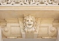 Mascaron on building facad Royalty Free Stock Photo