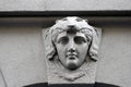 Mascaron on a facade of Kyiv Passage, Kyiv, Ukraine