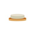 mascarpone cheese colored icon. Signs and symbols can be used for web, logo, mobile app, UI, UX