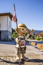 The mascot Alpinolino of Westendorf adventure park, Tirol