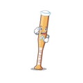 Mascot baseball bat with in sailor cartoon Royalty Free Stock Photo