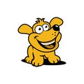 Mascot cartoon dog character