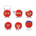 Mascot design style of bowling ball character as an attractive supporter Royalty Free Stock Photo