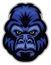 Mascot of gorilla head