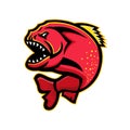 Piranha Sports Mascot Royalty Free Stock Photo