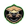 Angry Sloth Mascot