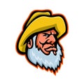 Old Fisherman or Fisher Mascot