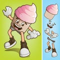 Mascot Illustration Ice Cream Sundae 6