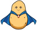 Potato Superhero Mascot