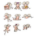 Mascot mice, family