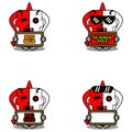 mascot red devil bone set bundle summer sale
