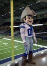 Mascot Rowdy in Ford Center Frisco TX