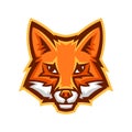 Mascot stylized fox head.