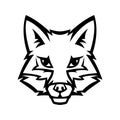 Mascot stylized fox head.