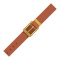 Masculine elegant belt icon