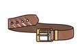 Masculine elegant belt icon