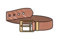 Masculine elegant belt icon